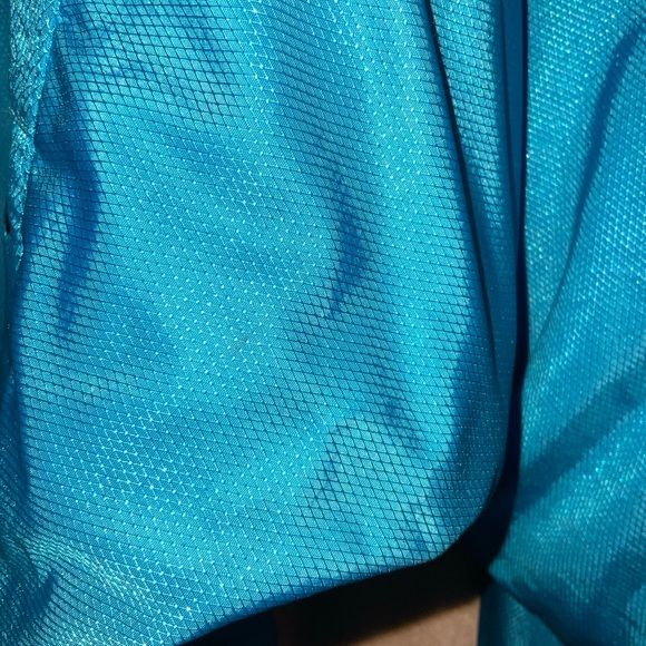 NILS Vintage Ski Jacket Ladies Fitted Coat Gorgeous Turquoise Size 12 Full Zip - Picture 16 of 16